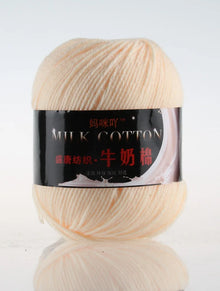 1Pc 50g Milk Cotton Knitting Yarn Crochet Yarn Hand Knitted Line DIY Knit Sweater Scarf Hat sock blanket amigurumi threads 120M