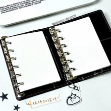 Cuaderno de piel 2026, agenda de bolsillo, organizador con anillas, hojas sueltas, colgante vintage, diario artesanal, mini libreta.