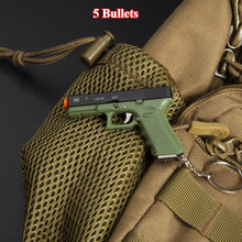 1:3 Scale Alloy Empire G17 Half Alloy Gun Model Keychain Shell Pop-up Detachable Decompression Toy Men's Gift