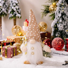 LED Christmas Decorations Light Bedroom Christmas Gnomes Plush Doll Ornaments Knited Elf Dwarf Gift Home Indoor Table Decor Lamp