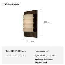 2026 Fabric Metals Wall Light Stair Wall Lamps Warm Light Bedside Sconce Street Lamp Outdoor Light Room Decoration