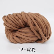 250g/roll Super Thick Natural Merino Wool Chunky Yarn DIY Hat Scarf Bib Wool Hand-knitted Blanket Thick Yarn for Knitting Wool