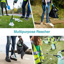 Grabber Tool 32" Trash Picker  with Strong Magnetic Tip Deft Claw Reacher Grabber for Elderly 360° Rotating Foldablegripper