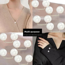Colorful Pearl Brooch Waist Fixer Pins For Loose Jeans Dress Clothing Shiny Pearl Gem Curtain Fixing Pin Safety Beautiful Brooch