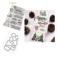 2021 Christmas Metal Cutting Dies diy Scrapbooking Photo Album Decorative Embossing Paper Card Crafts Die