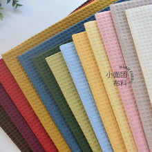 110x50cm High Quality Cotton Waffle Thick Fabric for Hotel Bathrobe Pajamas Absorbent Breathable DIY Home Textile Sewing Cloth