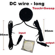 Penetrable 25mm Wood Panel Wireless Touch Sensor LED Light Switch Control 12V 24V 60W Hand Sweep Control Dimmable Touch Dimmer