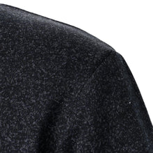 Autumn and winter men's stand collar long sleeve casual knitted sweater top