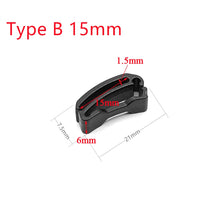 10 Pcs/Pack Quick Slip Keeper Buckle End Clip Slider Black For Molle Tactical Backpack Adjusting Strap Webbing 15-50mm