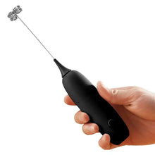 1 pieza de espumador de leche eléctrico manual de acero inoxidable, batidor para crema (no requiere pilas AA), espumador para café y bebidas, regalo ideal