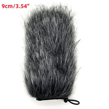 MF2 Furry Windscreen Wind Cover Microphone Windscreen Foam Cover 9-24cm for Mic Windproof Wind Screen Mic Windscreen