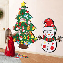 Christmas Felt Story Board Set Learning Interactive Kit DIY Decoration Set Santa Christmas Tree Wall Hanging Gift for Xmas Party