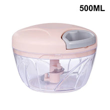 1PCS 500/900ML Manual Meat Mincer Garlic Chopper Rotate Garlic Press Crusher Vegetable Onion Cutter