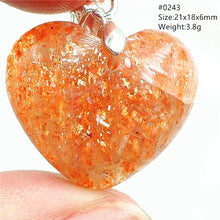 Natural Red Green Strawberry Quartz Arusha Orange Sunstone Pendant Necklace Women Men Jewelry Flash Fashion Stone Beads AAAAAA