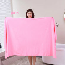 Toalla de baño de microfibra extragrande y gruesa, superabsorbente y de secado rápido, multiusos para viajes, deportes y spa.