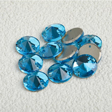 VC Wholesale Rivoli Top Quality K9 Glass Sew On Rhinestones Crystal Box-packed Flatback Sewing Stones For Garment Decorations