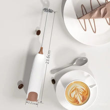 Electric Milk Frother Dry Battery Powered Portable Mini Milk Foam Maker Cappuccino Coffee Creamer Egg Stirrer Whisk for Kitchen