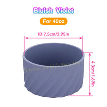 SW 40oz Silicone Cup Bottom Cover for Stanley Quencher Adventure Tumbler Protective Water Bottle Sleeve Antislip Cup Boot Sleeve