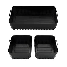 Molde de silicona para freidora de aire, bandeja de repuesto para cesta de freidora Ninja, bandeja de horno reutilizable, revestimiento antiadherente de silicona para freidora de aire