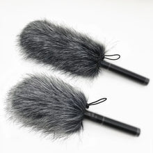 MF2 Furry Windscreen Wind Cover Microphone Windscreen Foam Cover 9-24cm for Mic Windproof Wind Screen Mic Windscreen