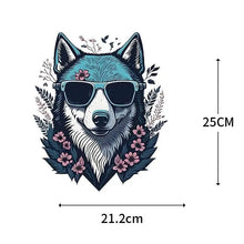 Cute animal heat transfer T-shirt print Iron On denim jacket DIY decoration bear and wolf animal washable stickers