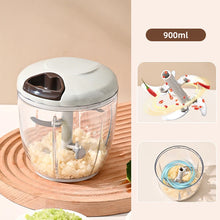 1PCS 500/900ML Manual Meat Mincer Garlic Chopper Rotate Garlic Press Crusher Vegetable Onion Cutter