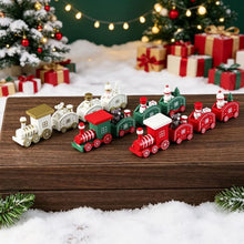 Christmas Train Decoration with Charming Painted Design Christmas Decorations Tabletop Display window display gifts