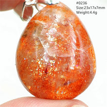 Natural Red Green Strawberry Quartz Arusha Orange Sunstone Pendant Necklace Women Men Jewelry Flash Fashion Stone Beads AAAAAA