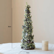 40cm Artificial Small Christmas Tree Decorative for Home Party Table Centerpiece Desktop Ornaments Gifts Home Fireplace Decor