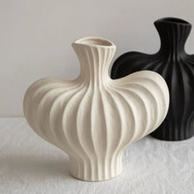 Plastic Irregular Shape Vase Solid Color High-end Water Cultivation Vase Desktop Decor Imitation Ceramic Flower Arrangement Vase