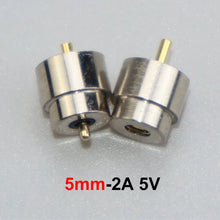 JCD 1Pair 2/3/4/5/6/Pin Male Female Waterproof Round Shape Magnet Suction Spring Pogo Pin DC Power Charging Magnetic Connector ﻿