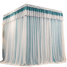 Three-door Shading Quadrate Mosquito Net Double Layers Bed Curtain Canopy Tents with Frame Princess Romantic Home Decoration