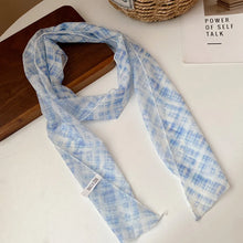 140*4cm Polka Dot Chokers Neck Scarves for Women Black White Narrow Long Ribbon Neck Chain Adjustable Knot Lady Accessories K