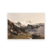 Rustic Mountain Forest Landscape Canvas Prints, Vintage Farmhouse Wall Art - image 11