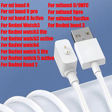 Magnetic Charger for Xiaomi Smart Band 8, 9 8pro, 9 8 Active / Redmi Watch 5 3 Active Watch4 Band 2 Universal USB Charging Cable