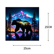 Cute animal heat transfer T-shirt print Iron On denim jacket DIY decoration bear and wolf animal washable stickers