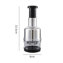Manual Hand Press Garlic Onion Chopper Vegetable Food Chopper Processor Dicer