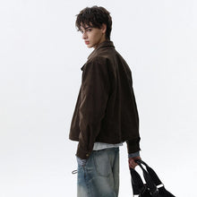 LUZHEN 2025 Autumn New Original Metal Buckle Placket Casual Jacket Men's Fashion High Quality Solid Color Elegant Clothes JY4230