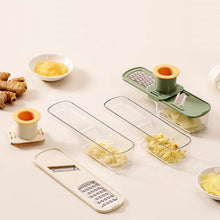 Vegetable Cutter Multifunctional Kitchen Tool, 3-in-1 Food Chopper for Tomato Carrot Cheese Onion, Handheld Slicer Dicer Grater