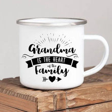 Mothers Day Gift For Grandmother  Worlds Best Grandma coffee mug Grandma drink enamel mugs Granny Grandmother Birthday Gifts