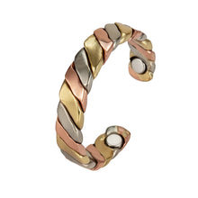 Vinterly Twisted Adjustable Ring Women Health Energy Magnetic Therapy Rose 5mm Finger Open Cuff Wedding Bands Magnets Jewelry