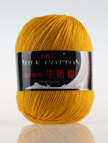 1Pc 50g Milk Cotton Knitting Yarn Crochet Yarn Hand Knitted Line DIY Knit Sweater Scarf Hat sock blanket amigurumi threads 120M