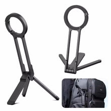 Foldable Phone Tripod Carabiner-Mounted For iPhone 17 16 15 18 Portable Dual-side Magnetic Tripod Desk Mount Phone Handle Holder