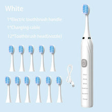 Sonic Electric Toothbrush Cleaning Brush For Adult Automatic Rechargeable Soft Hair Waterproof Ultrasonic Tooth Brush 4 heads