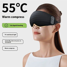 New  3D Heating Eye Massager Vibration Hot Compress Relieve Adult Eye Fatigue for Sleeping Block Out Light Eye Mask Gift