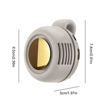 Portable Silent Mini Bladeless Electric Fan, Small Fan Clip on Shirt Waist Mini Bladeless Fan Adjustable 3-Speed For Outdoor NEW