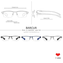 BARCUR Design Anti Blue Light Blocking Reading Glass Design For Computer Myopia Wome Men Prescription Glasses UV400