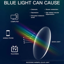 BARCUR Design Anti Blue Light Blocking Reading Glass Design For Computer Myopia Wome Men Prescription Glasses UV400